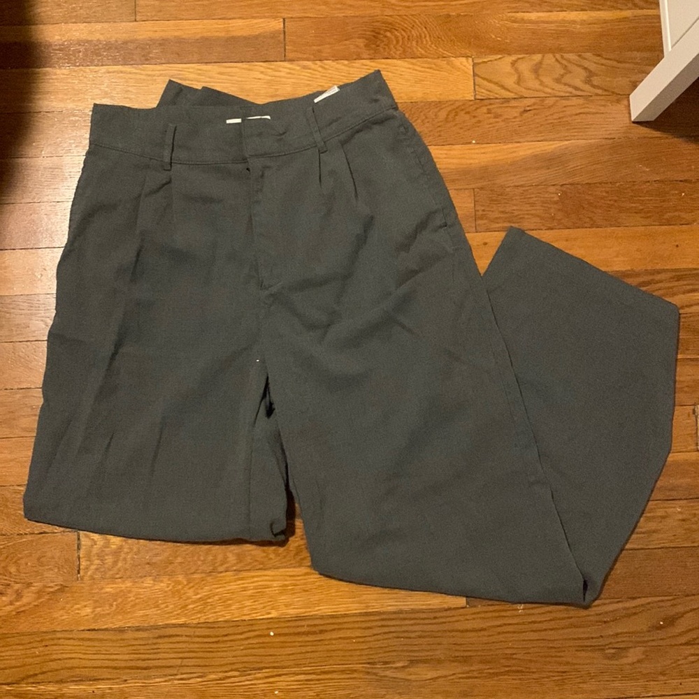 Abercrombie Grey Wide-leg trouser
